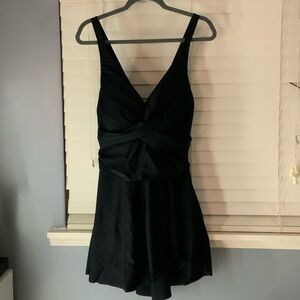 Elegant Black One-Piece Swimsuit